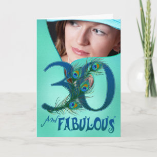 30th Birthday template Cards