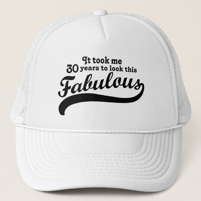 30th Birthday Trucker Hat (Front)