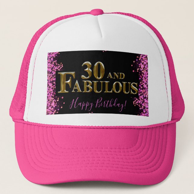 30th Birthday  Trucker Hat (Front)