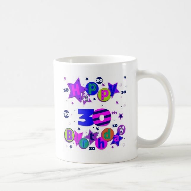 30th birthday tshirts coffee mug (Right)