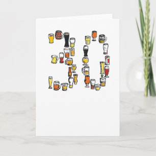 30th card, beer card