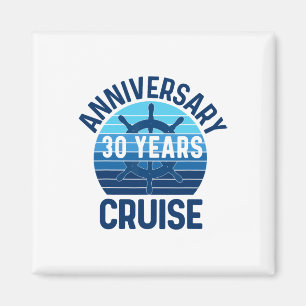 30th Wedding Anniversary Cruise 30 Years Couples V Magnet