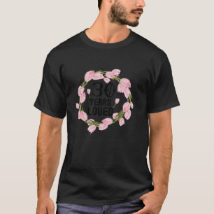30th Wedding Anniversary for Him Her 30 Years Love T-Shirt