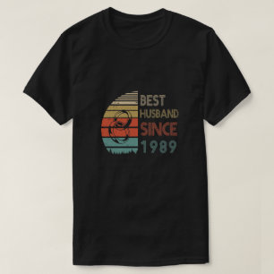 30th Wedding Anniversary Gifts Best Husband Since T-Shirt
