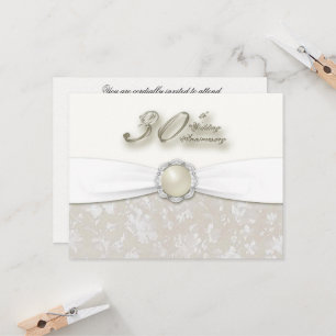 30th Wedding Anniversary Invitation