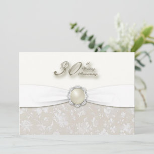 30th Wedding Anniversary Invitation