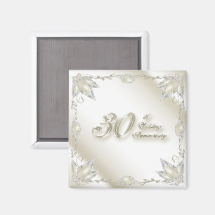 30th Wedding Anniversary Magnet