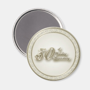 30th Wedding Anniversary Magnet