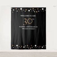 30th WEDDING Anniversary Photo backdrop