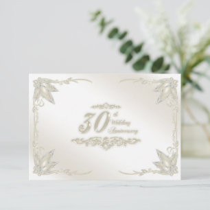 30th Wedding Anniversary RSVP Invitation