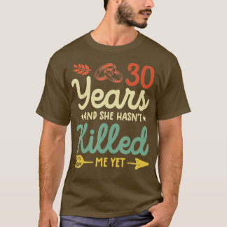 30th wedding anniversary shirt tee matching couple