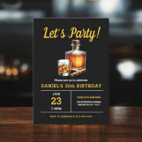 30th Whiskey Cigar Bourbon Birthday Party
