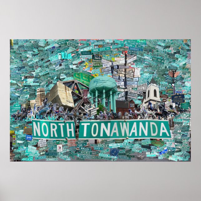 30x20 Print - The Streets of North Tonawanda NY  (Front)