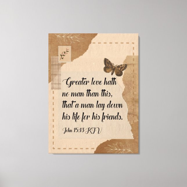 30x40 Canvas Bible Wall Art Print (Front)