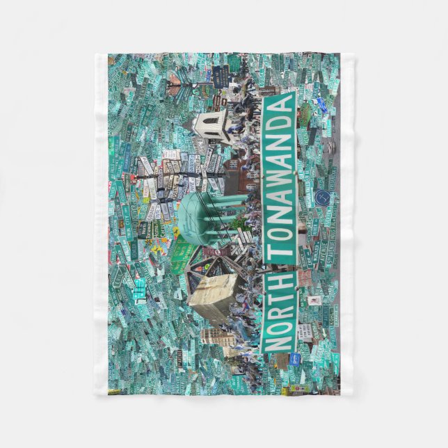 30x40 Fleece Blanket - Streets of NT  (Front)