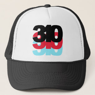 310 Area Code Trucker Hat