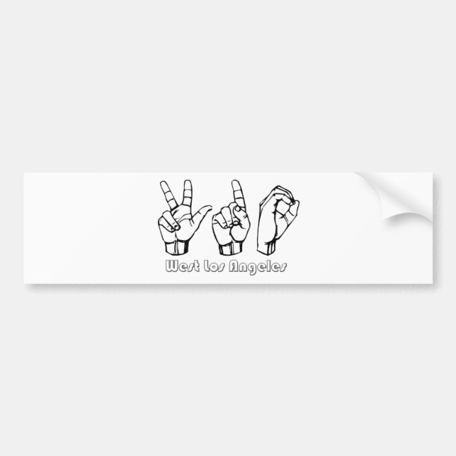 310- - West Los Angeles Bumper Sticker (Front)