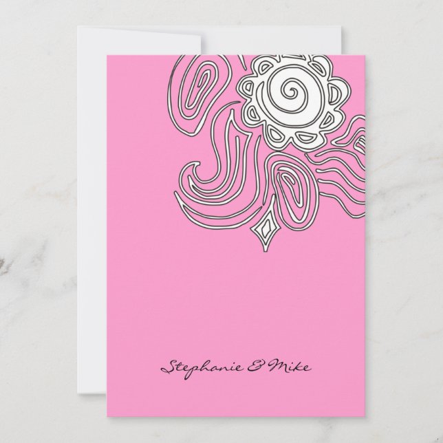 311-Ambrosia Swirl | Grey Invitation (Front)