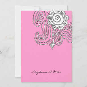 311-Ambrosia Swirl Grey Invitation