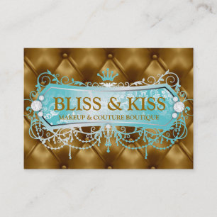 311 Aqua Bliss Golden Tuft Business Card