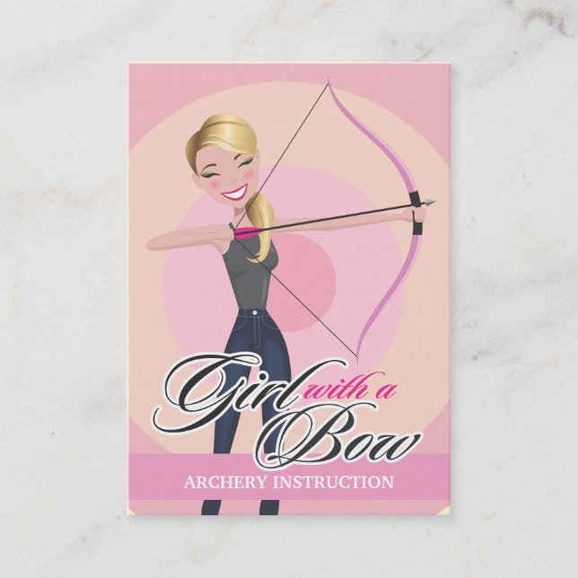 311 Archery Chic 3.5 x 2 Business Card (Front)