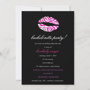 311-Bachelorette / Lingerie Party Invite