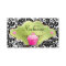 311 Bakery Business Card Cupcake Gold Swirls Lime