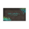 311 Beauty Salon Floral business card Blue Green