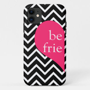 311 Best Friends Heart Chevron Left Side Case-Mate iPhone Case