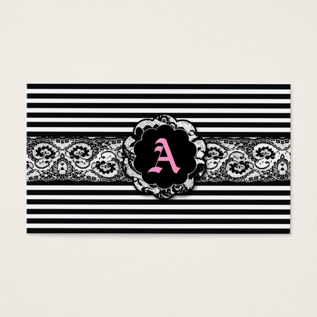 311-Black Stripes and Lace (Front)