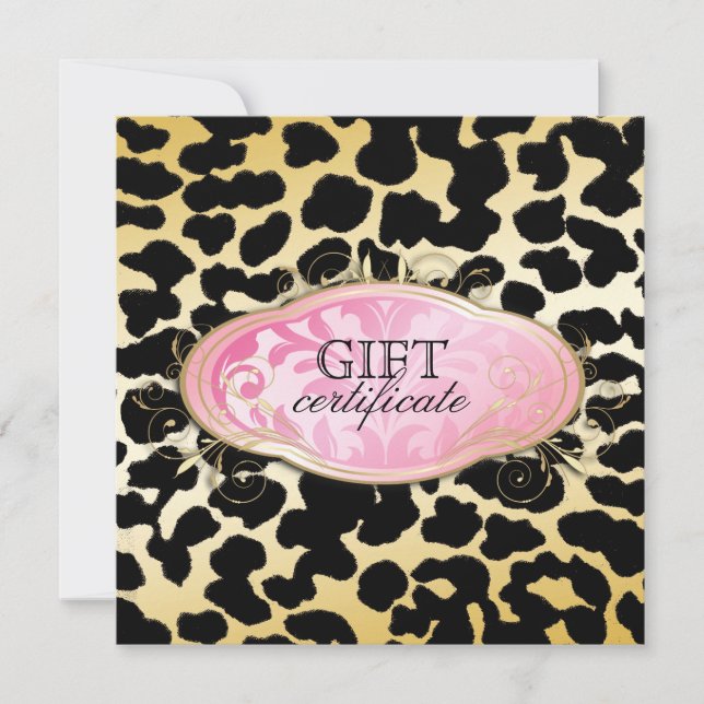 311-Bodacious Boutique Golden Leo Gift Certificate (Front)