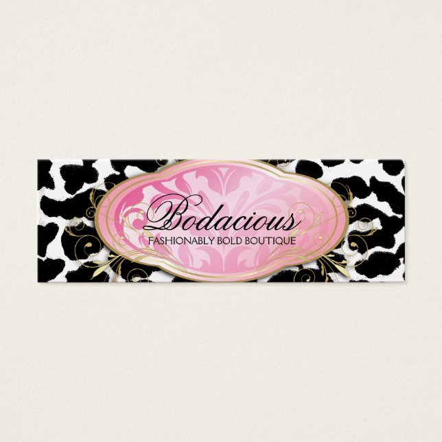 311 Bodacious Boutique Leopard Hang Tag (Front)