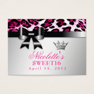 311 Bowlicious Hot Pink Leopard