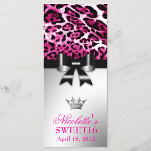 311 Bowlicious Hot Pink Leopard Menu