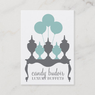 311 Candy Budoir Robin Blue Grey Business Card