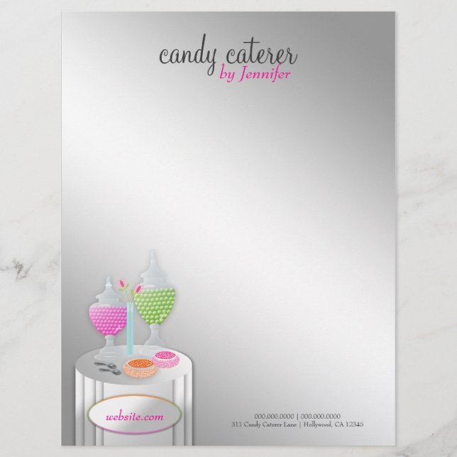 311-Candy Caterer | Letterhead (Front)