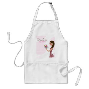 311 Carlie the Cupcake Cutie Brunette Apron