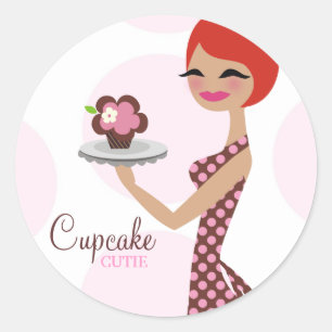 311-Cherrie the Cupcake Cutie Sticker