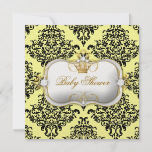311 Ciao Bella & Lovey Dovey Damask Lemon Ice Invitation