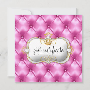311 Ciao Bella Pink Tuft Gift Certificate