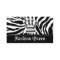 311-CROWN | ZEBRA PRINT WHITE