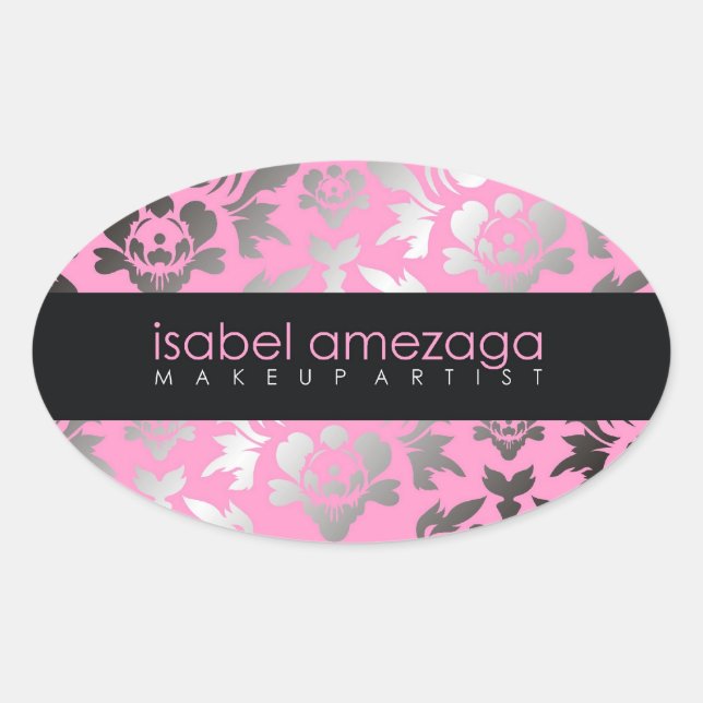 311-Custom Isabel Oval Sticker (Front)