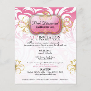 311-Custom Pink Diamond Fashion House Flyer