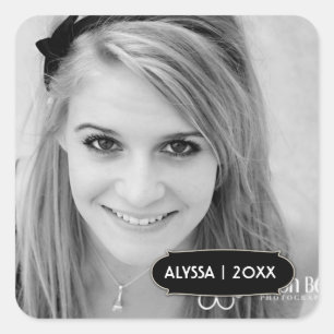 311-Customisable Graduation Photo Sticker