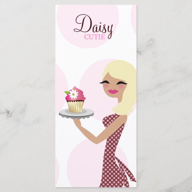 311 Daisy Cupcake Cutie Wavy Blonde Menu (Front)