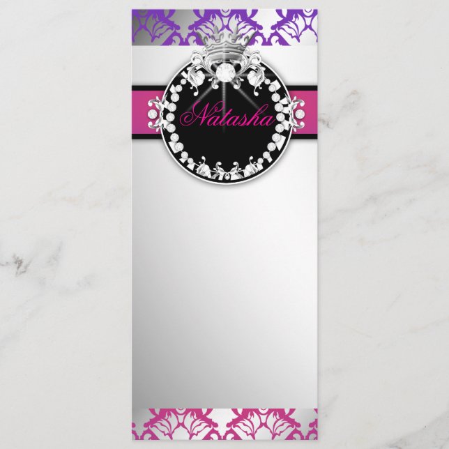 311-Damask Shimmer Purple Radiance Program Programme (Front)