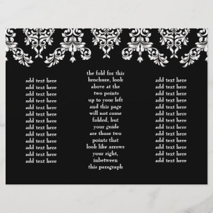 311 Dashing Damask Black Brochure