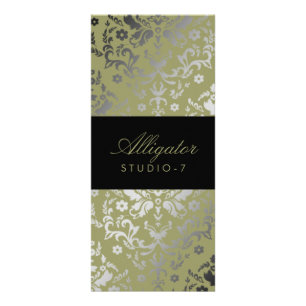 311 Dazzling Damask Alligator Rack Card