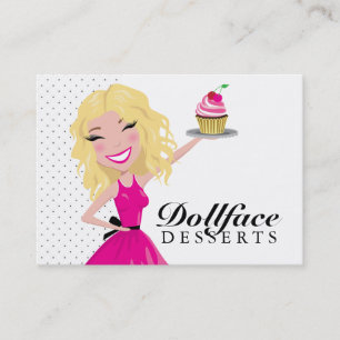 311 Dollface Desserts Blondie 3.5 x 2 Business Card