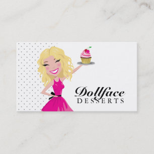 311 Dollface Desserts Blondie Business Card